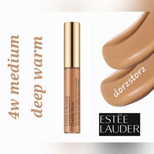 ESTEE LAUDER Double Wear Radiant Concealer *4W MEDIUM DEEP (Warm)* /0.34 oz /NIB